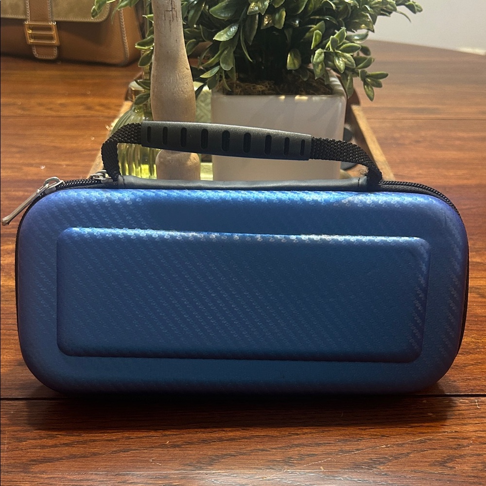 Nintendo Switch Blue Hard Shell Carrying Travel Storage Case